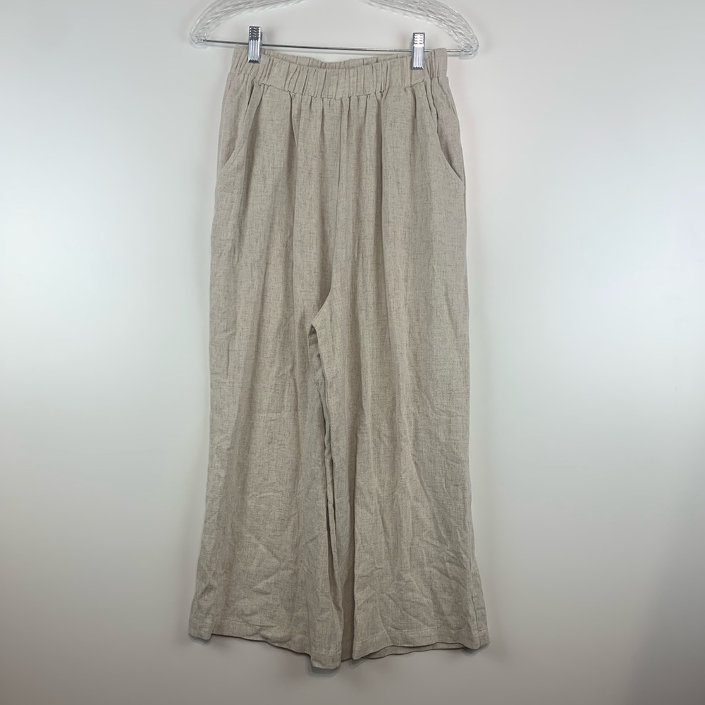 Rachel Pally cropped linen blend pants